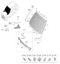 Diagram for 2024 Hyundai Genesis Electrified GV70 Windshield - 86110-IT140