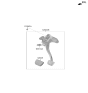 Diagram for 2024 Hyundai Genesis GV70 Brake Pedal - 32800-AR100