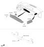 Diagram for 2025 Hyundai Genesis Electrified GV70 A/C Switch - 97250-DS050-UV2