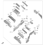Diagram for Hyundai Genesis Electrified GV70 Floor Pan - 65523-DS000