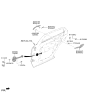 Diagram for 2026 Hyundai Genesis GV70 Door Check - 77990-AR000
