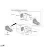 Diagram for 2024 Hyundai Genesis Electrified G80 A/C Compressor - 97729-JI500