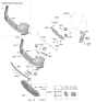 Diagram for 2024 Hyundai Genesis Electrified GV70 Bumper - 86610-IT010