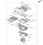 Diagram for 2026 Hyundai Genesis G80 Cabin Air Filter - 97133-DS000