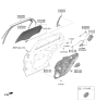 Diagram for 2024 Hyundai Genesis Electrified GV70 Window Motor - 83460-AR010