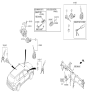 Diagram for 2013 Hyundai Santa Fe Door Lock Cylinder - 81905-2W000