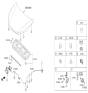 Diagram for Hyundai Hood Latch - 81130-2W000