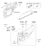Diagram for Hyundai Santa Fe Sport Door Handle - 83610-2W000-SDH