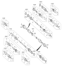 Diagram for 2015 Hyundai Santa Fe Axle Shaft - 49560-2W450