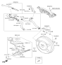 Diagram for 2024 Hyundai Venue Brake Fluid Level Sensor - 58535-2W300