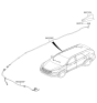 Diagram for 2014 Hyundai Santa Fe Antenna - 96210-4Z100-W9U