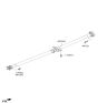 Diagram for Hyundai Drive Shaft - 49300-B8100