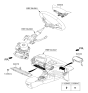 Diagram for Hyundai Santa Fe Air Bag - 84530-B8500