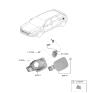 Diagram for Hyundai Nexo Fuel Door - 69510-M5000