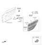 Diagram for 2024 Hyundai Nexo Door Handle - 83620-M5000-MGM