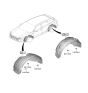 Diagram for Hyundai Nexo Wheelhouse - 86812-M5000