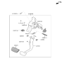 Diagram for 2024 Hyundai Nexo Brake Pedal - 32800-M5000