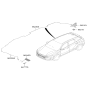 Diagram for 2024 Hyundai Nexo Antenna - 96210-M5300-TW3