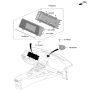 Diagram for 2024 Hyundai Nexo Car Speakers - 94100-M5000