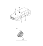 Diagram for 2024 Hyundai Venue Car Speakers - 96330-K2100