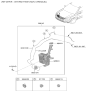 Diagram for 2024 Hyundai Venue Washer Reservoir - 98611-K2000