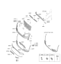 Diagram for 2024 Hyundai Venue License Plate - 86529-K2000
