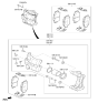 Diagram for 2024 Hyundai Venue Brake Caliper - 58190-K2A00