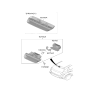 Diagram for 2024 Hyundai Venue Light Socket - 92730-K2000