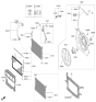 Diagram for 2024 Hyundai Venue Cooling Fan Assembly - 25231-M0390