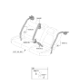 Diagram for 2024 Hyundai Venue Seat Belt - 89810-K2500-NNB