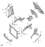 Diagram for 2025 Hyundai Tucson Radiator Support - 64101-CW500