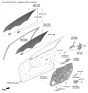 Diagram for 2026 Hyundai Tucson Window Regulator - 82481-CW010
