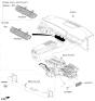 Diagram for 2025 Hyundai Tucson A/C Switch - 97250-CW800-RET