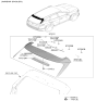 Diagram for 2025 Hyundai Tucson Spoiler - 87210-CW500