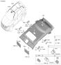 Diagram for 2024 Hyundai Tucson Sun Visor - 85220-CW200-MMH