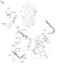 Diagram for 2024 Hyundai Genesis G70 Thermostat Housing - 25620-3L260