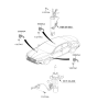 Diagram for 2024 Hyundai Genesis G70 Yaw Sensor - 55896-J5050