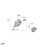 Diagram for 2024 Hyundai Genesis G70 Control Arm Bushing - 55278-J5000