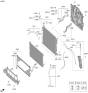 Diagram for 2024 Hyundai Genesis G70 Radiator - 25310-J5160