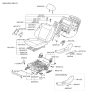 Diagram for 2012 Hyundai Santa Fe Seat Cover - 88360-0W610-MKW