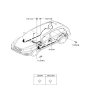 Diagram for 2011 Hyundai Santa Fe Relay - 95230-2B650