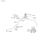 Diagram for Hyundai Power Steering Reservoir - 57150-2P000