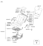 Diagram for 2012 Hyundai Santa Fe Seat Cover - 89260-0W810-WSM