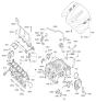 Diagram for Hyundai Santa Fe Intake Manifold Gasket - 28314-2G000