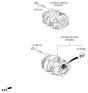 Diagram for 2012 Hyundai Santa Fe Alternator - 37300-3C610