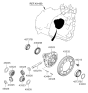 Diagram for 2010 Hyundai Santa Fe Differential - 43322-24700