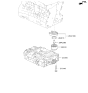 Diagram for Hyundai Engine Oil Cooler - 26410-2G000