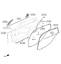 Diagram for 2024 Hyundai Genesis G80 Weather Strip - 83240-T1000