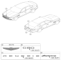 Diagram for 2024 Hyundai Genesis G80 Emblem - 86300-T1100