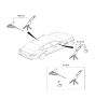 Diagram for 2024 Hyundai Genesis G80 Door Lock Cylinder - 81970-T1A00